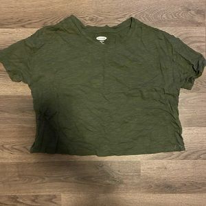 Old Navy green cropped top